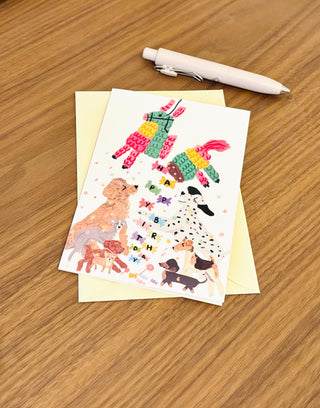 Birthday Piñata Greeting Card