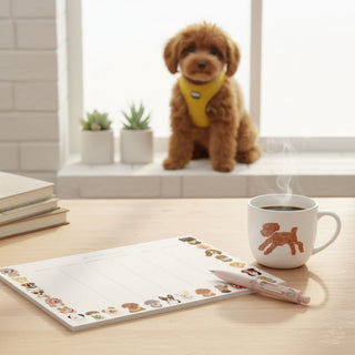 Furry Friends Weekly Desk Pad
