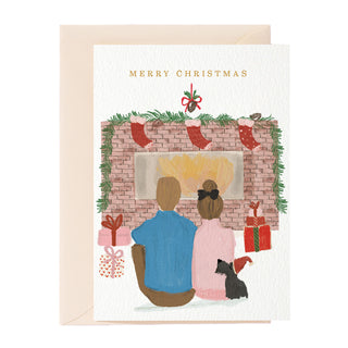 Merry Christmas at Home Greeting Card