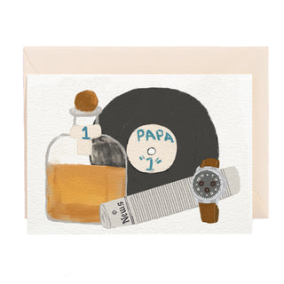 Tarjeta de felicitación de Papa N° 1
