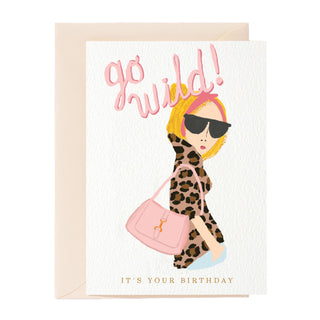 ¡Go Wild! Es tu tarjeta de felicitación de cumpleaños