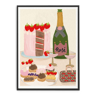 Impresión artística de dulce celebración