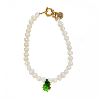 Green Apple Pearl Bracelet