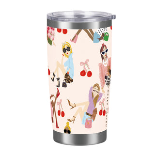 Taza de viaje Cherry Fashion Girls