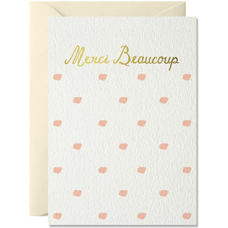 Merci à pois Greeting Card