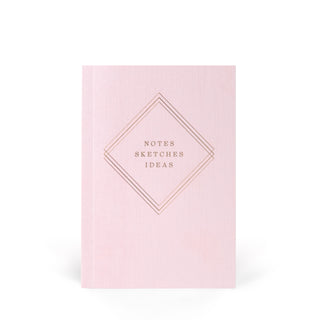 Notebook Denim - rosa